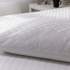 Protetor de Travesseiro Impermeável Jacquard Plus Branco