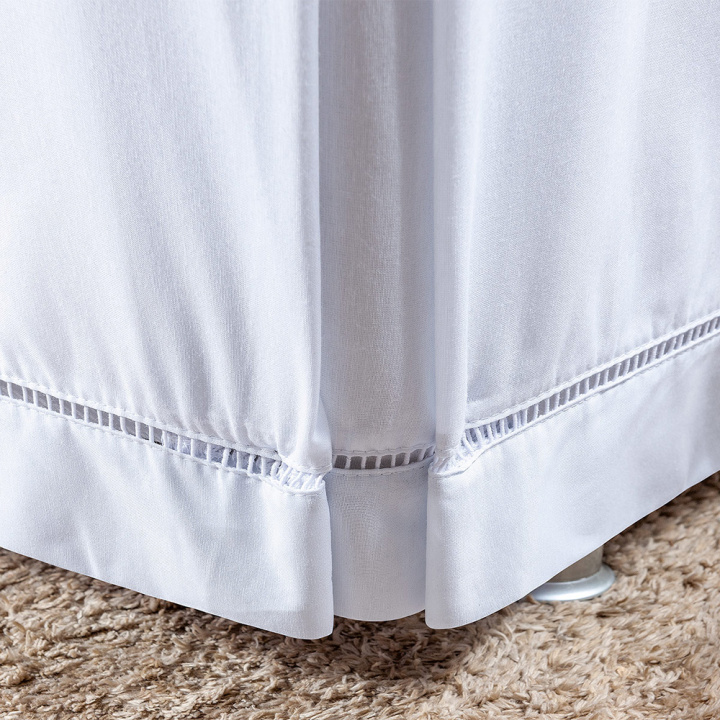 Saia Para Cama Box Queen 200 Fios Hipercal Classic Criarte Branco
