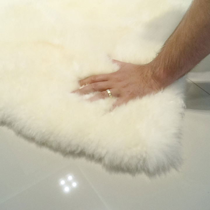 Tapete La De Carneiro 150 X 200 Cm La Natural Areia To Decorando Decorando Seu Lar