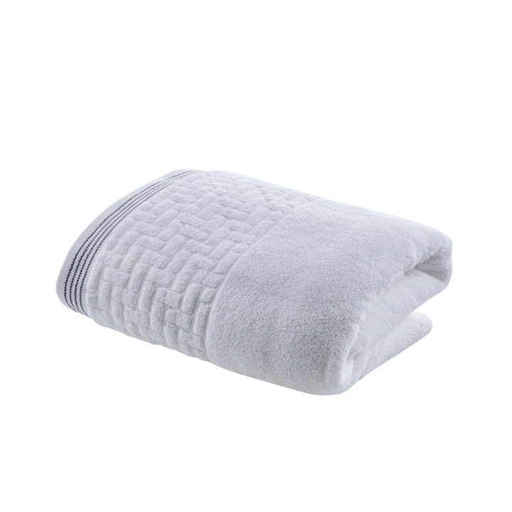 Toalha de Banho Super Soft Geométrica Branco