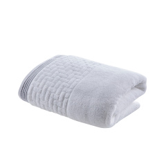 Toalha de Banho Super Soft Geométrica Branco