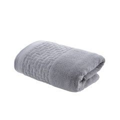 Toalha de Banho Super Soft Geométrica Cinza