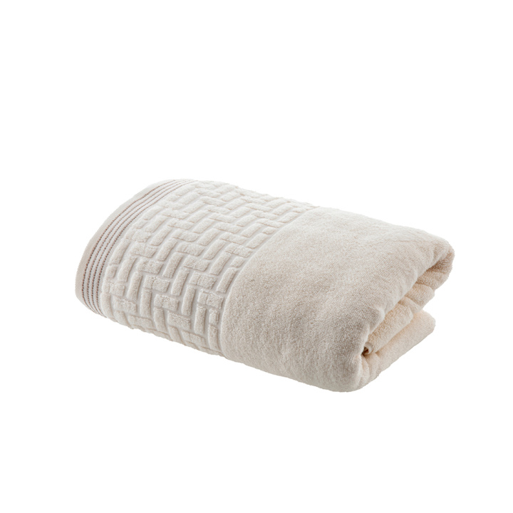 Toalha de Banho Super Soft Geométrica Marfim