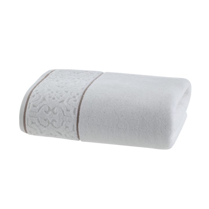 Toalha de Banho Super Soft Arabesco Branco