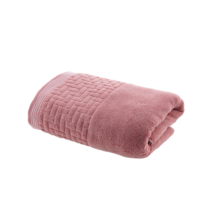 Toalha de Rosto Super Soft Geométrica Rosa