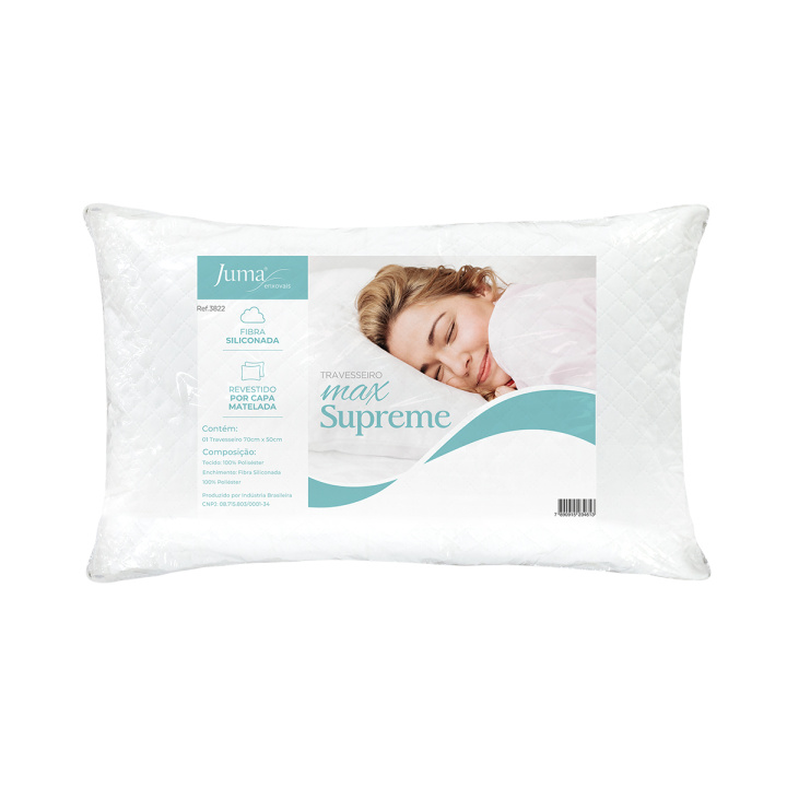 Travesseiro Juma Matelado Perfil Médio Max Supreme