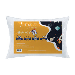 Travesseiro Juma Percal 200 Fios 100% Algodão Perfil Baixo Astro Kids
