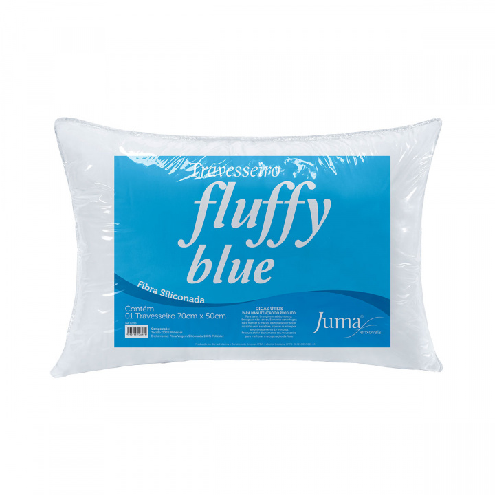 Travesseiro Fluffy Blue
