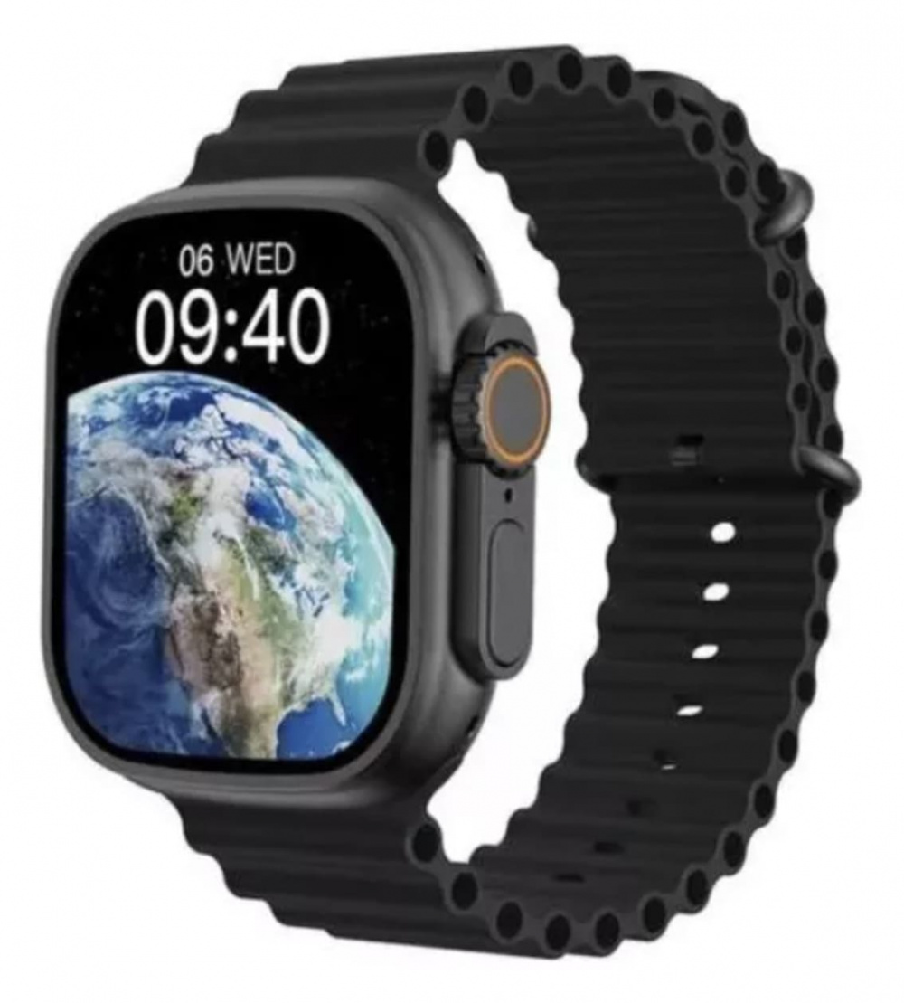 Relógio Smartwatch W69+ ULTRA Amoled 2GB 49mm Preto - Trendily