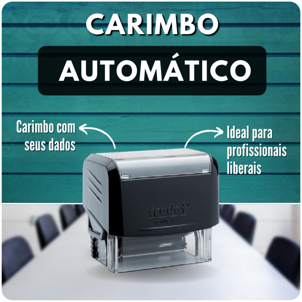 Carimbo Automático Personalizado Carimbos Tridi 8915