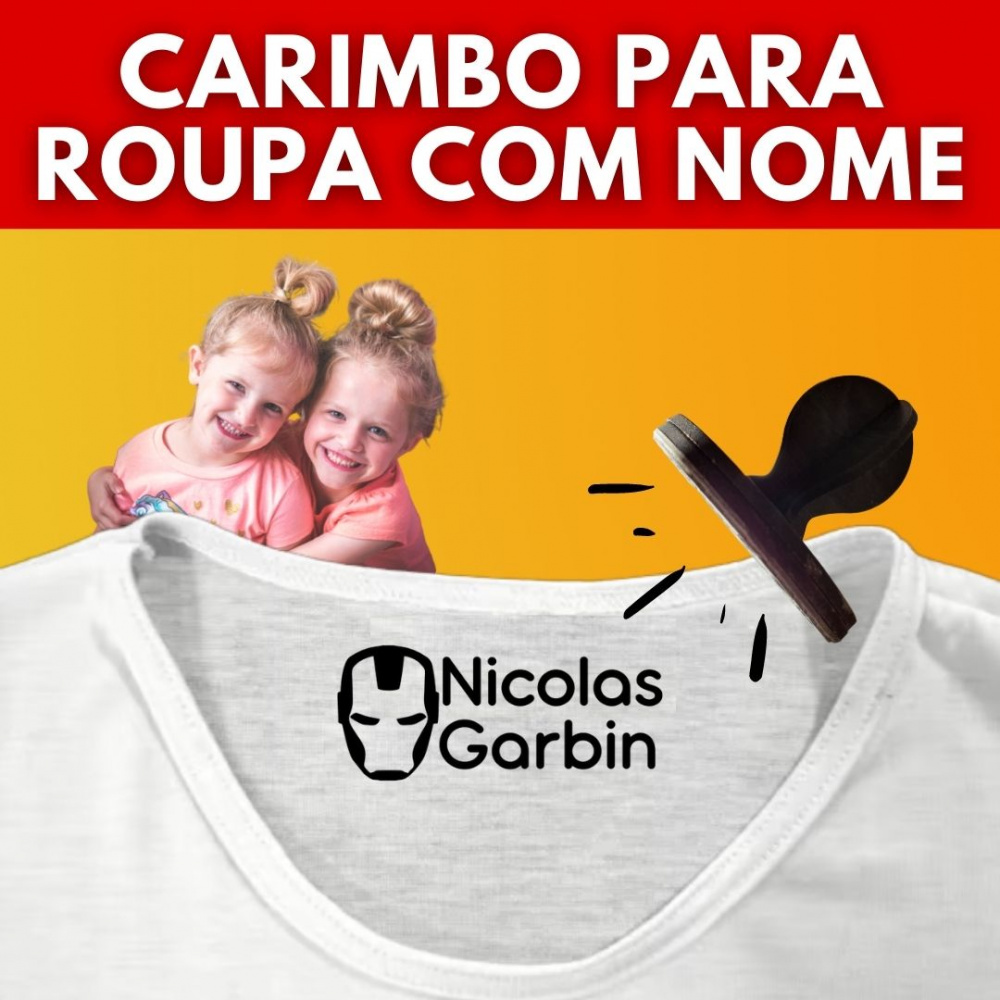 Carimbo Tag Amor Nome Personalizado Carimbos Personal 1886