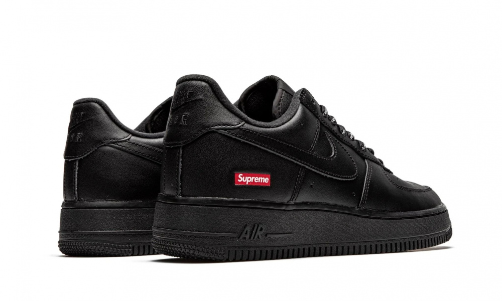 Supreme x NIKE Air Force 1 Low PRM Box Logo Black - CU9225-001 - True  Sneakers ®