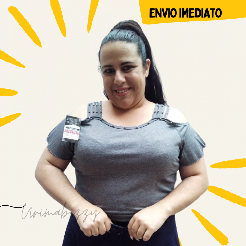 Blusa Feminina Plus Size de Viscolycra de Manguinha com Frase