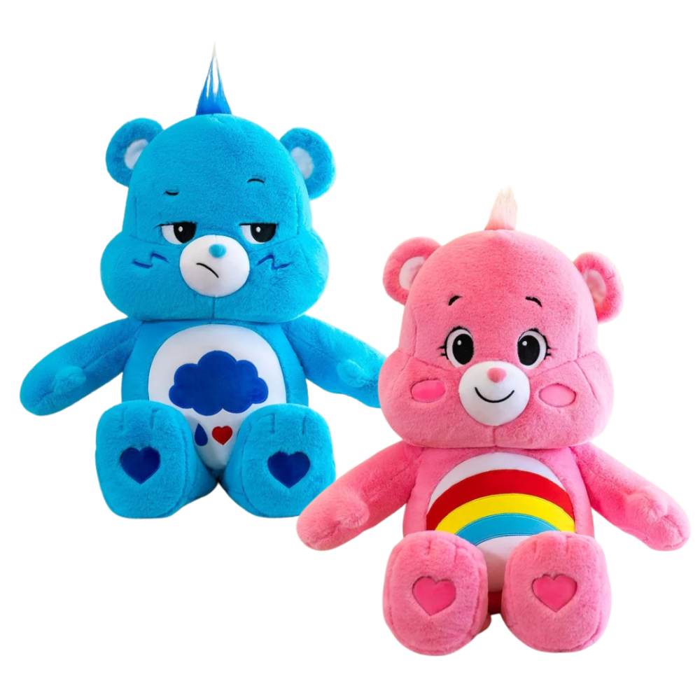 Casal Ursinhos Carinhosos Azul e Rosa 34 Cm | Ursinho de Pelúcia - Loja ...