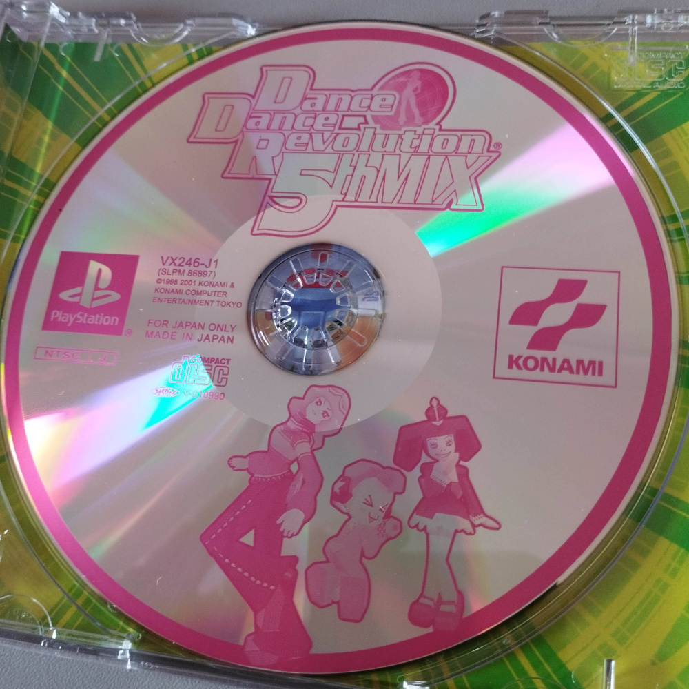 PS1 - Dance Dance Revolution 5th Mix DDR - USEGAMES