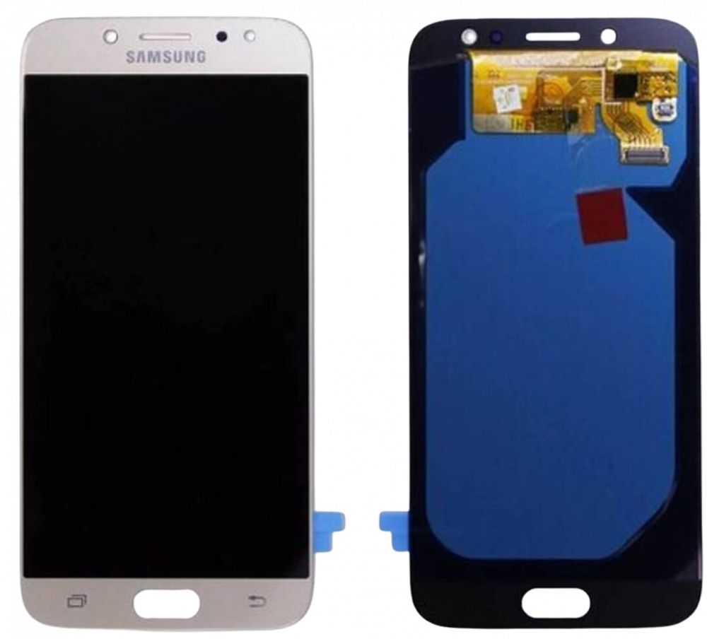 Tela Display Samsung J7 Pro Oled J730 Dourada Oled Vcell Celulares