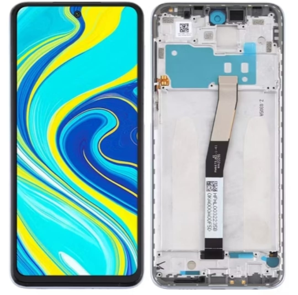 TELA REDMI NOTE 9S/NOTE 9 PRO com aro - DIAMONDS — frontal completo com touch — imagem 1