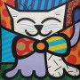 Capa de Almofada com zíper - 1 Pç - Show - Mosaico Gato