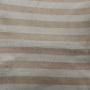 Capa de almofada em Jacquard com zíper - 1 Pç - Melíssa - Avelã Listas