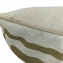 Capa de almofada em Linho - 1 Pç - Lorena - Ocre
