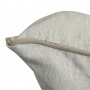 Capa de almofada em Linho - 1 Pç - Lorena - Ocre Mandala