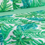 Jogo de cama KING - Micro Percal 200 Fios - 4 Pçs - Maravilha - Verde Folhas