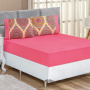 Jogo de cama SOLTEIRO - Micropercal 200 Fios - 2 Pçs - Maravilha - Pink
