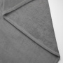 Manta Plush Fleece Casal - 1  Pç - Cobert - Cinza
