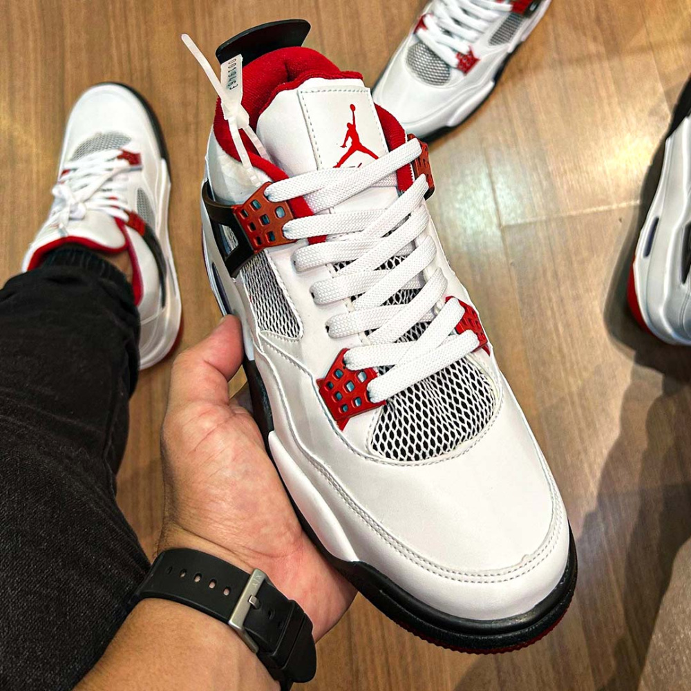 Tênis Air Jordan Retro 4 - Black Cat - Vieira Sneakers - Vieira