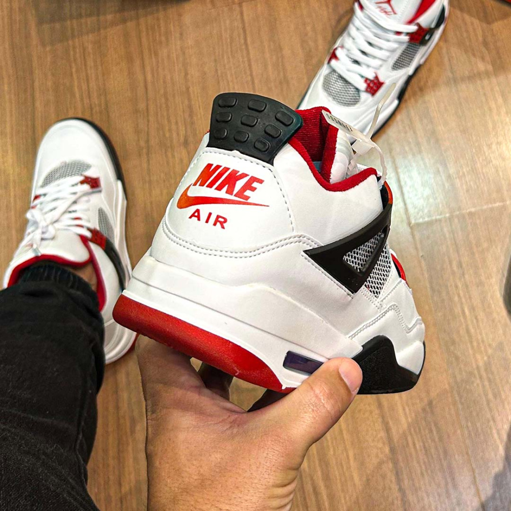 Tênis Air Jordan Retro 4 - Black Cat - Vieira Sneakers - Vieira