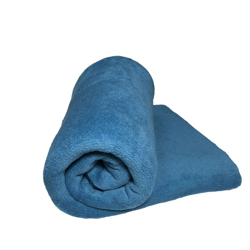 Cobertor Manta Soft Casal 1 Peça Confortável 2,20m X 1,80m - AZUL ROYAL