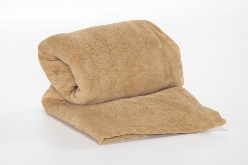 Cobertor Manta Soft Solteiro 1 Pç Confortável 2,20m X 1,40 - CÁQUI