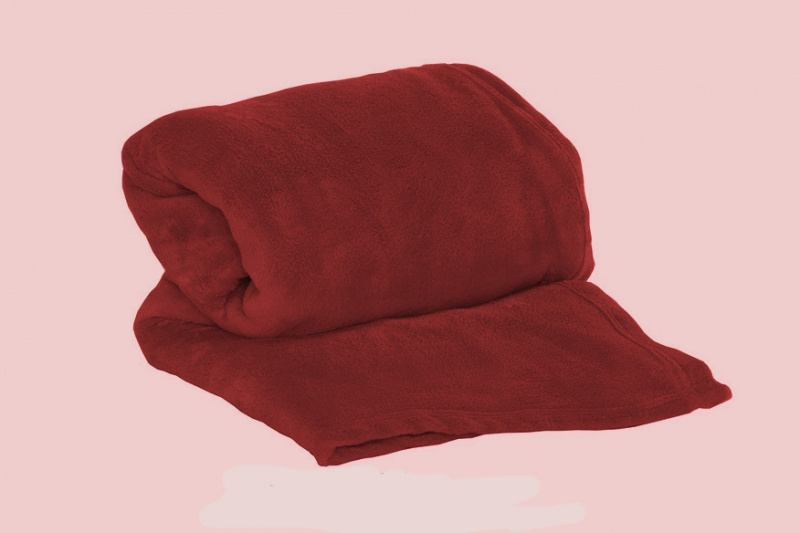 Cobertor Manta Soft Solteiro 1 Pç Confortável 2,20m X 1,40 - CEREJA