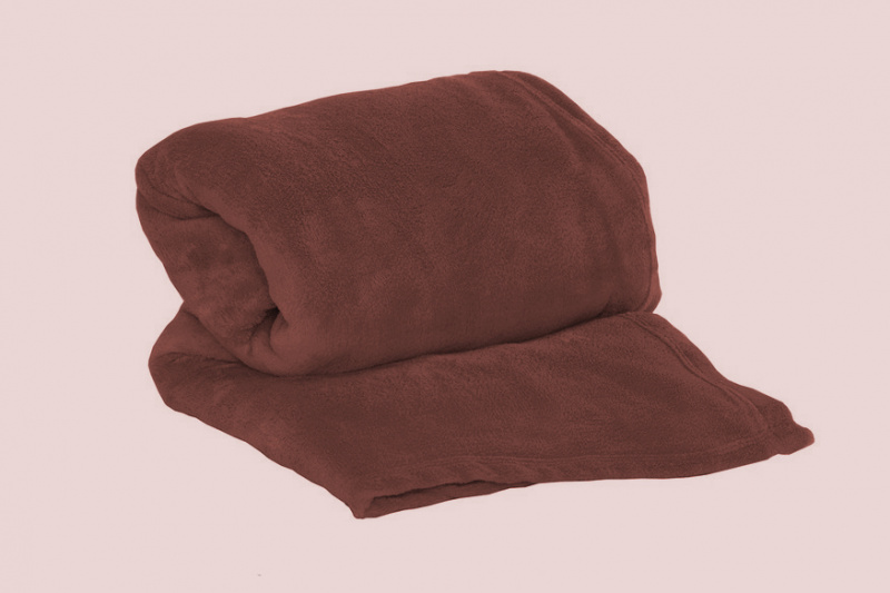 Cobertor Manta Soft Solteiro 1 Pç Confortável 2,20m X 1,40 - MARRON