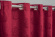 Cortina Decorativa Stella 2,00m X 1,80m Varão Simples (Vinho)