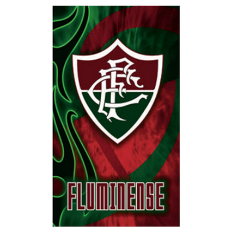 Toalha de Time Veludo 1 Pç Fluminense