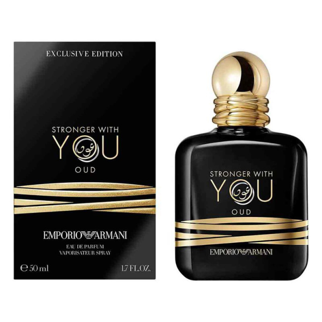 Armani - Stronger With You Oud 100ML — perfume de nicho Âmbar/Oriental original e importado na Elite Perfumes Brasil