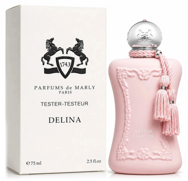 Parfums de Marly - Delina Tester 75ML — perfume de nicho Floral original e importado na Elite Perfumes Brasil