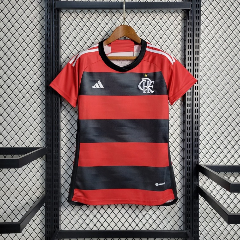 Camisa Feminina Flamengo 2023/2024 1° Uniforme VK SPORTS BRAZILIAN