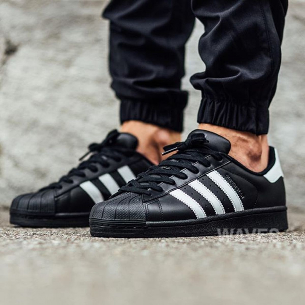 Superstar Preto Tenis Superstar Core Black Adidas X Felipe