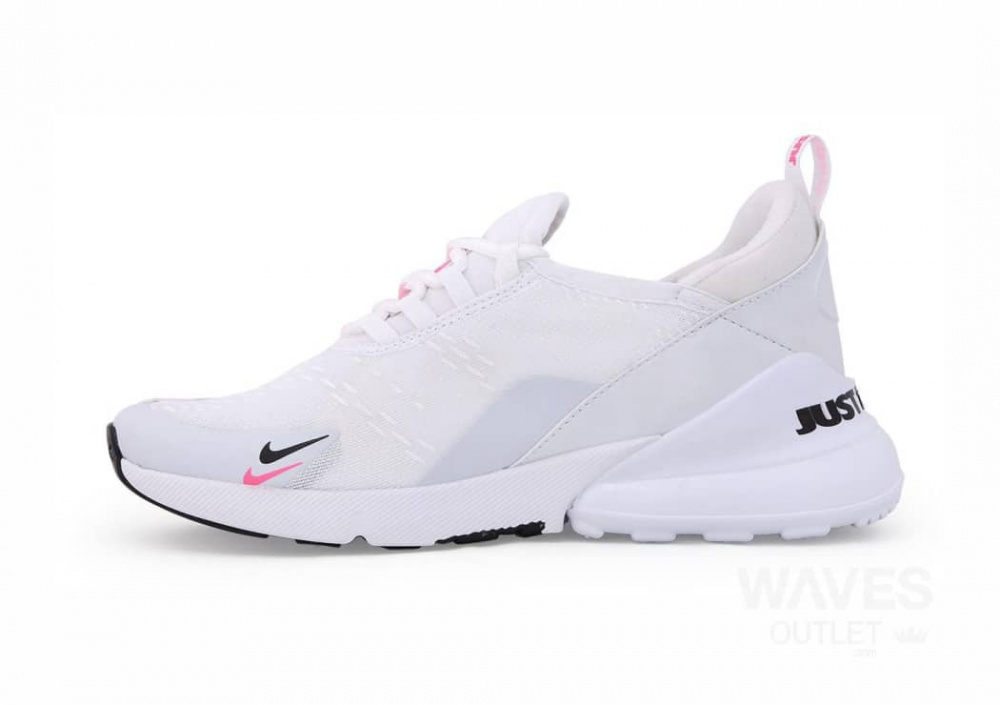 nike air max 270 rosa e branco