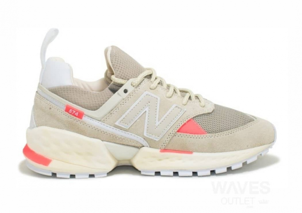 new balance 574 cinza e laranja