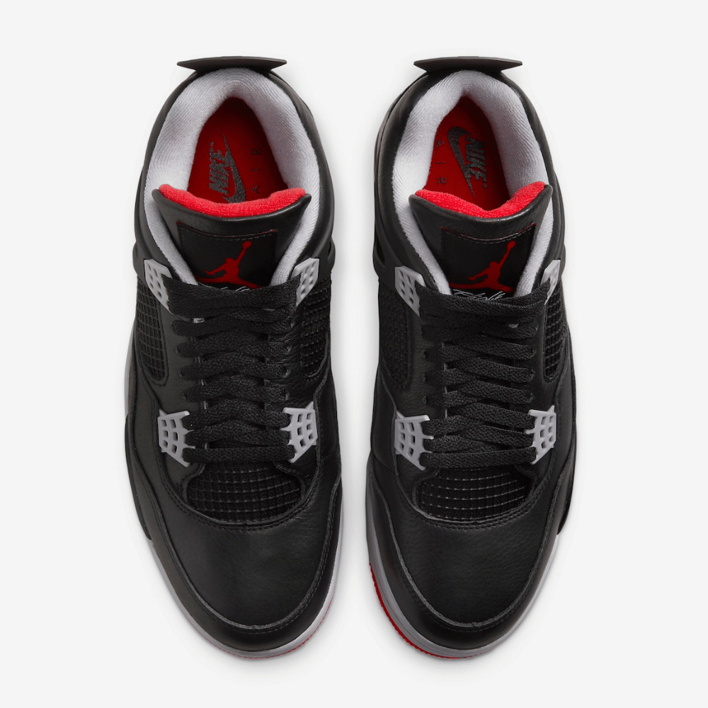 Jordan 4 Retro Bred Preta e Vermelha - Waves Calcados