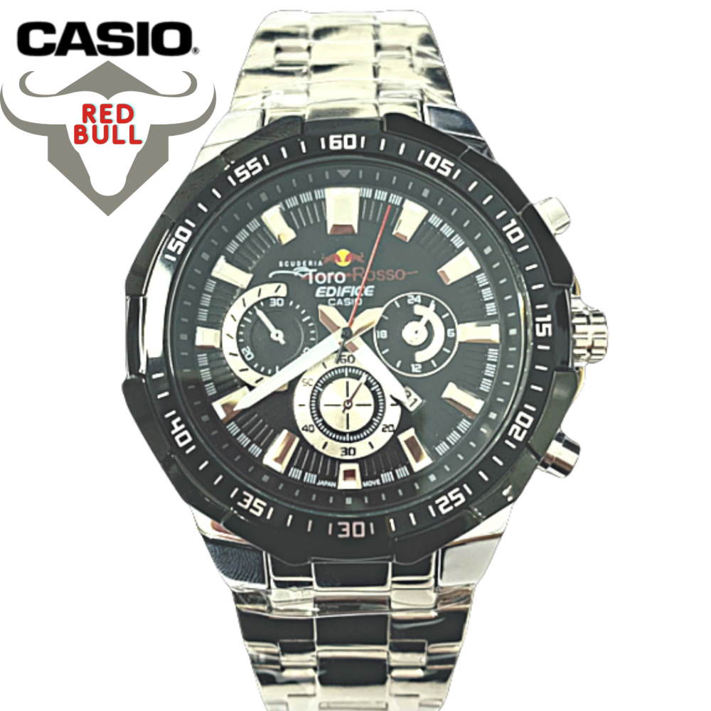 casio prata com preto
