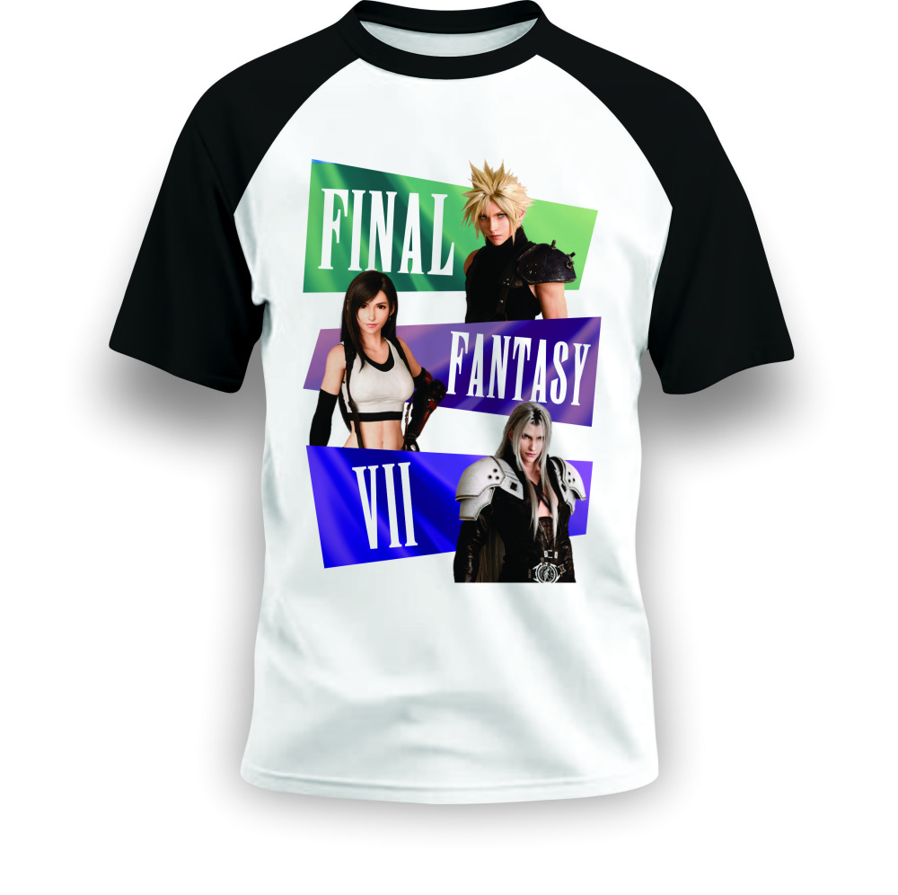 camisa de desenho arte game horizon personalizado -... CAMISA DE DESENHO ARTE GAME FINAL FANTASY 7 PERSONALIZADO - White Wolf ...