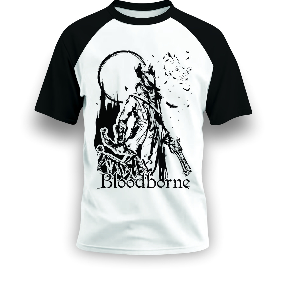 camisa de desenho arte game horizon personalizado -... CAMISA DE DESENHO ARTE GAME BLOODBORNE PERSONALIZADO - White Wolf ...