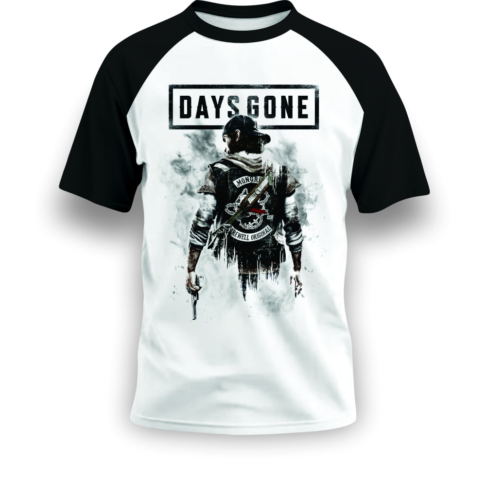 camisa de desenho arte game horizon personalizado -... CAMISA DE DESENHO ARTE GAME DAYS GONE PERSONALIZADO - White Wolf ...