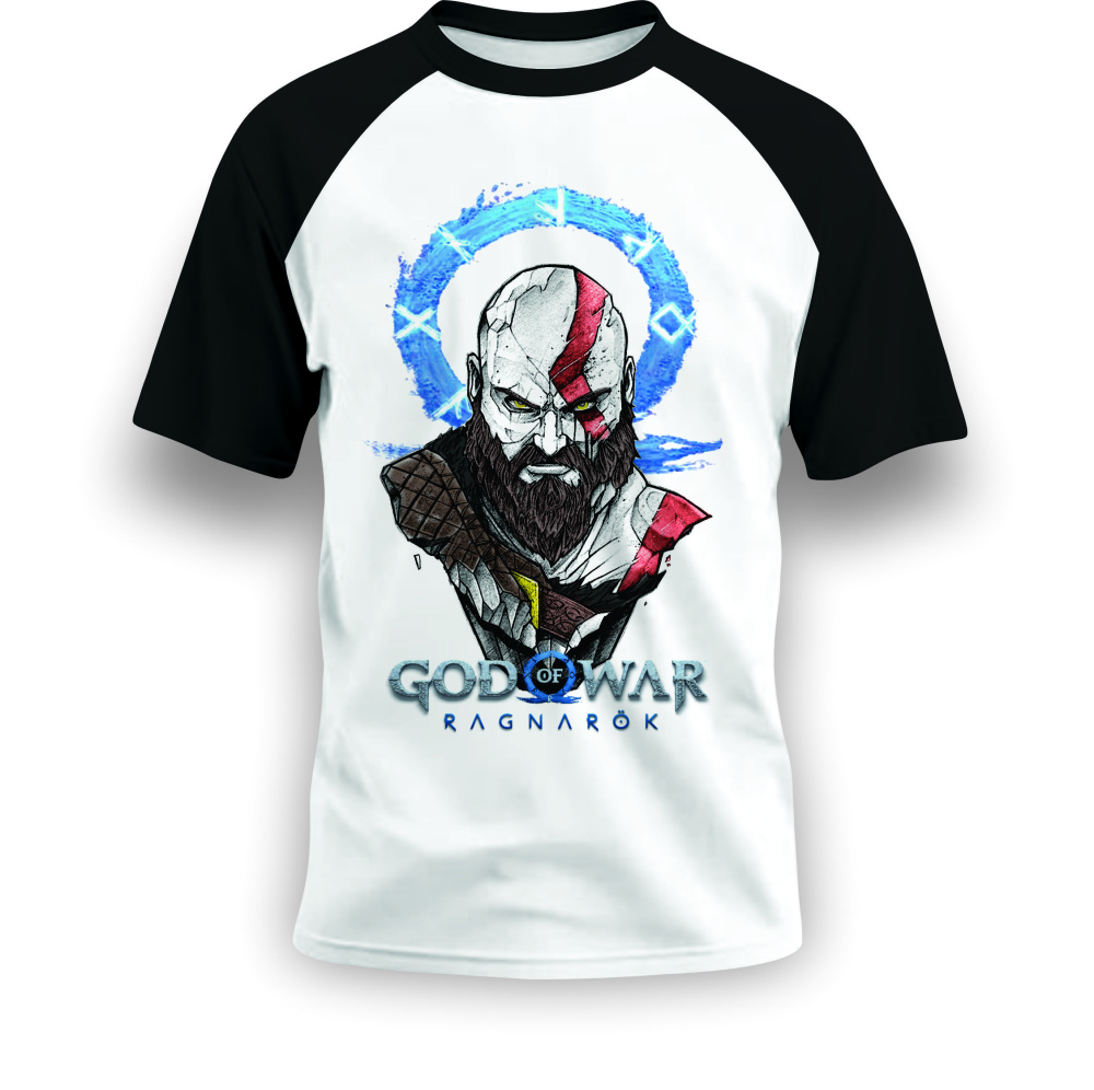 camisa de desenho arte game horizon personalizado -... CAMISA DE DESENHO ARTE GAME GOD OF WAR PERSONALIZADO - White Wolf ...