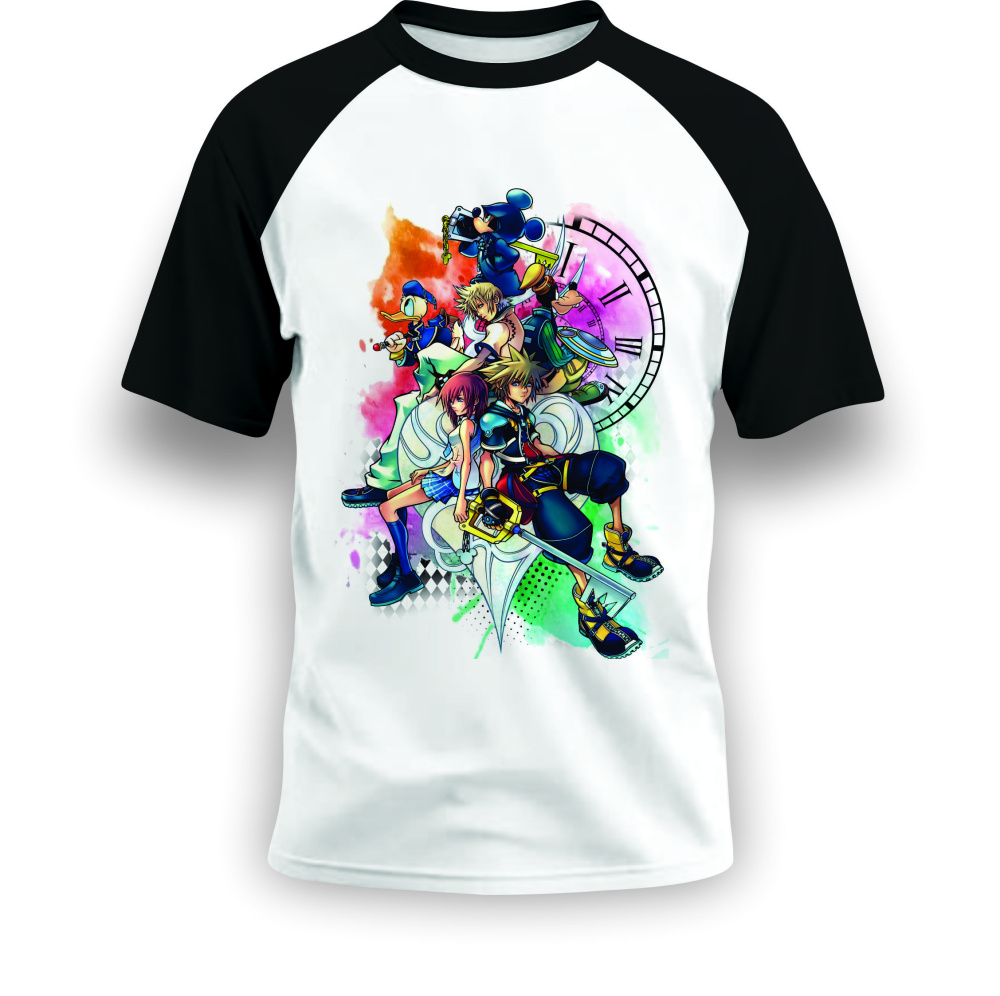 camisa de desenho arte game horizon personalizado -... CAMISA DE DESENHO ARTE GAME KINGDOM HEARTS PERSONALIZADO - White Wolf ...