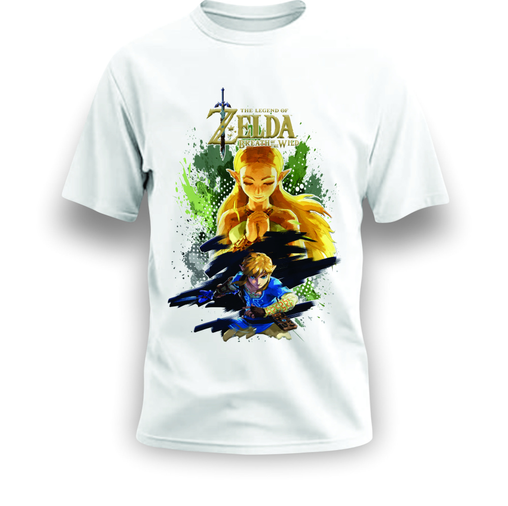 camisa de desenho arte game horizon personalizado -... CAMISA DE DESENHO ARTE GAME PERSONALIZADO THE LEGEND OF ZELDA - White ...